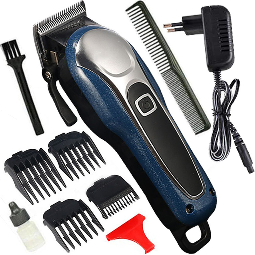 KE MEY LCD Monitor Charging Professional Hair Salon Hair Clipper Electric Hair Clippers Runtime 120 min Grooming Kit for Men Women Multicolor Electric Hair Trimmer Professional Rechargeable Hair Clipp...