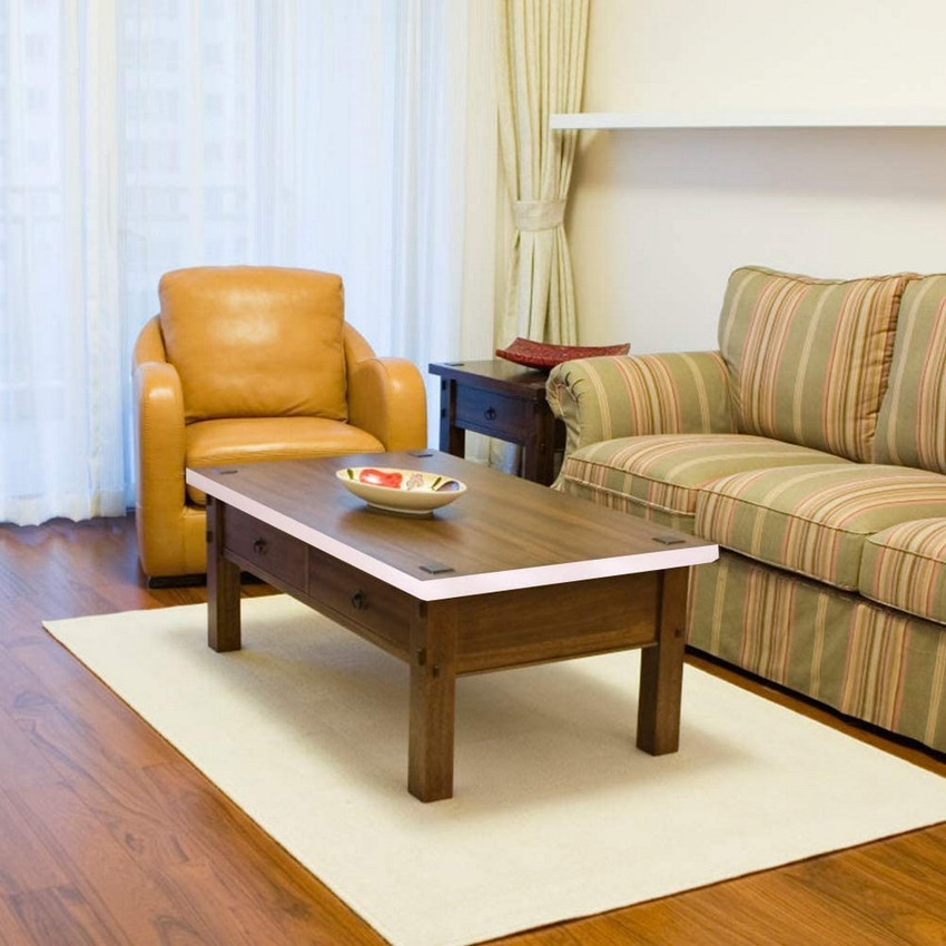Coffee table bumper on sale guard