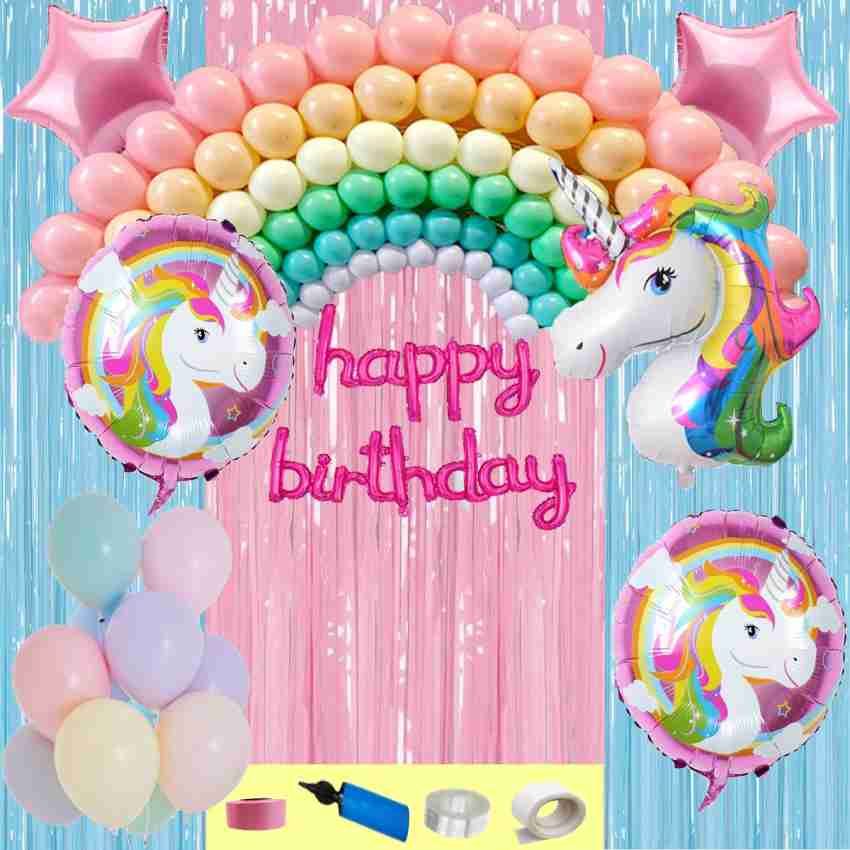 Big Dot Of Happiness Rainbow Unicorn - Birthday Party Bunting