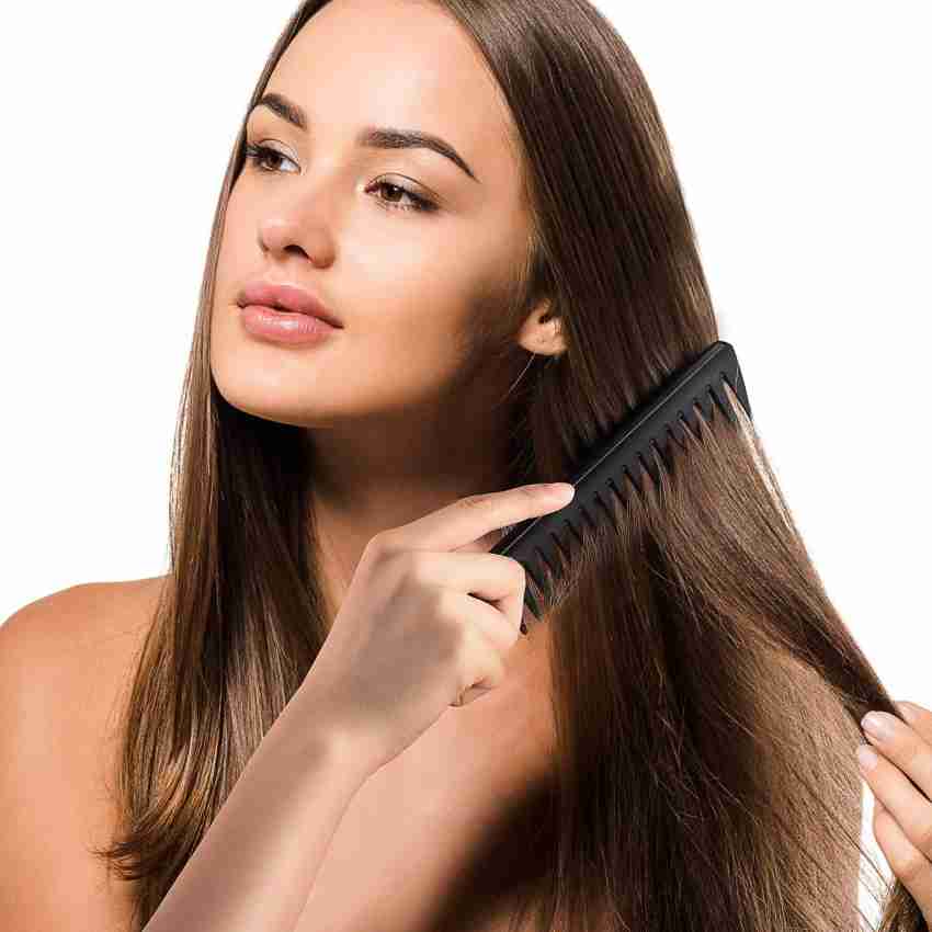 Wide Tooth Comb Hair Combs: 2Pcs Wide Tooth Comb for Curly Hair,Black  Hair,Thick Hair,Fine Hair,Wet Hair,Plastic Long Large Wide Tooth Comb for  Shower