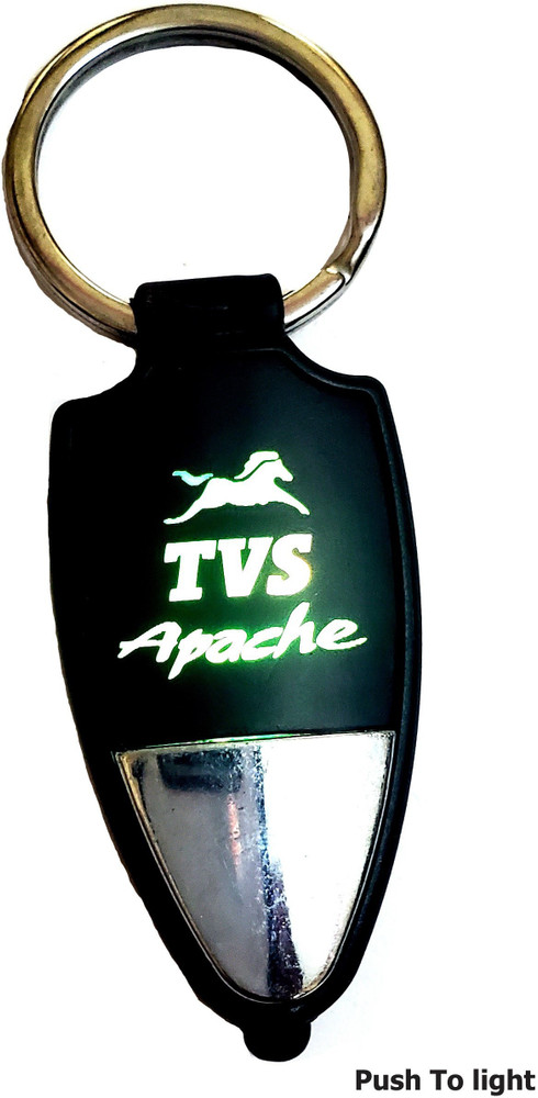 ShopTalk TVS Apache Bike Push Light Multicolor Key Chain Price in
