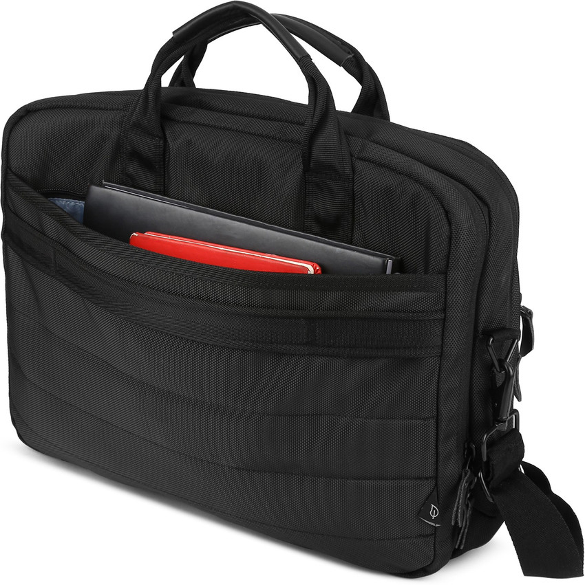 DELL 14 inch Laptop Messenger Bag Black With Metal Logo Price in India Flipkart