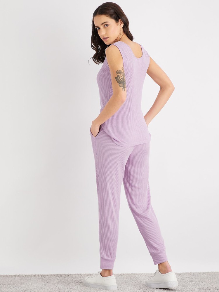 Femella Women Solid Purple Night Suit Set Price in India - Buy Femella  Women Solid Purple Night Suit Set at  Night Suit Set