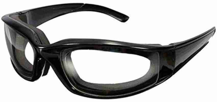 Twowood Safety Onion Goggles Glasses Slicing Cutting Chopping Eye Protector Kitchen Tool, Size: 13, Black