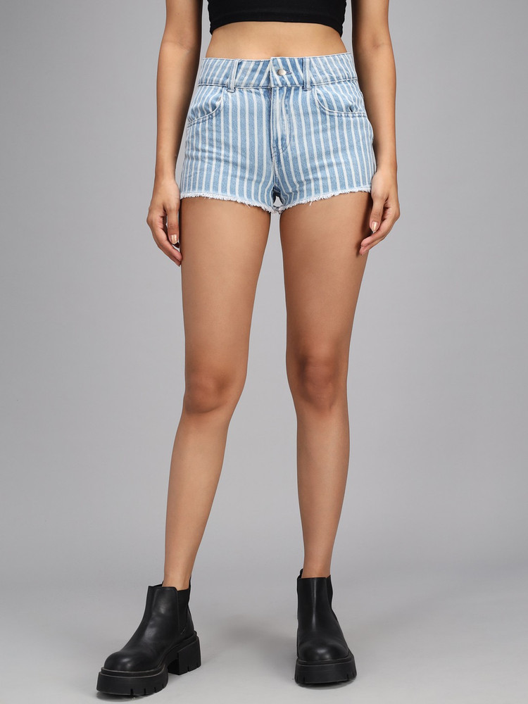 Striped mom shorts hot sale