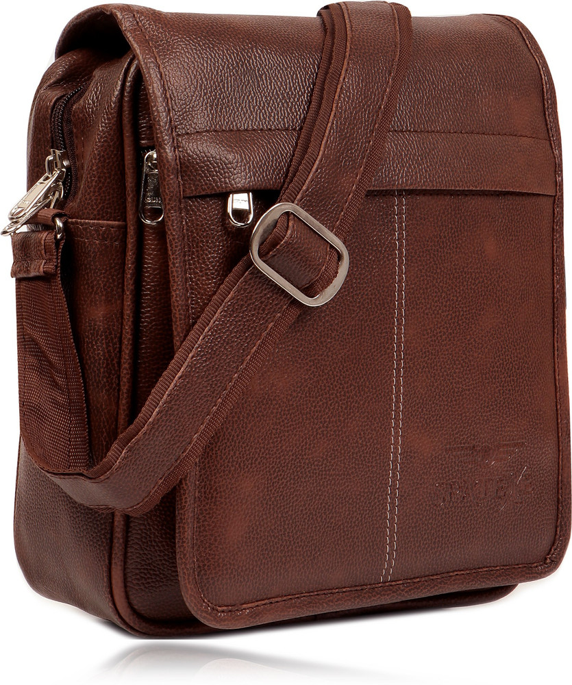 SPATEXE Brown Sling Bag Men Brown Messenger bag for office formal casual Collage Brown Price in India Flipkart