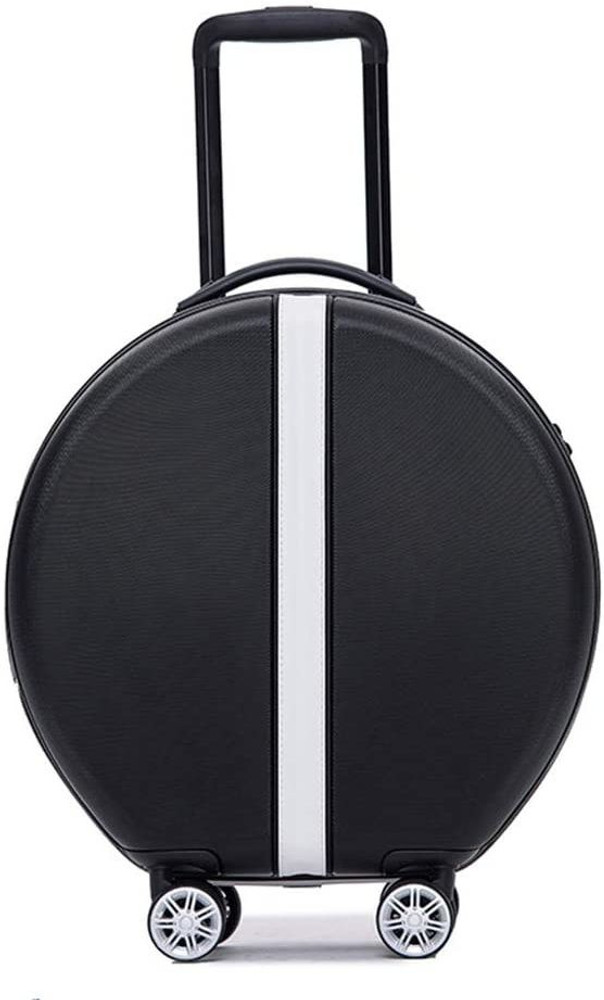 Round suitcase discount