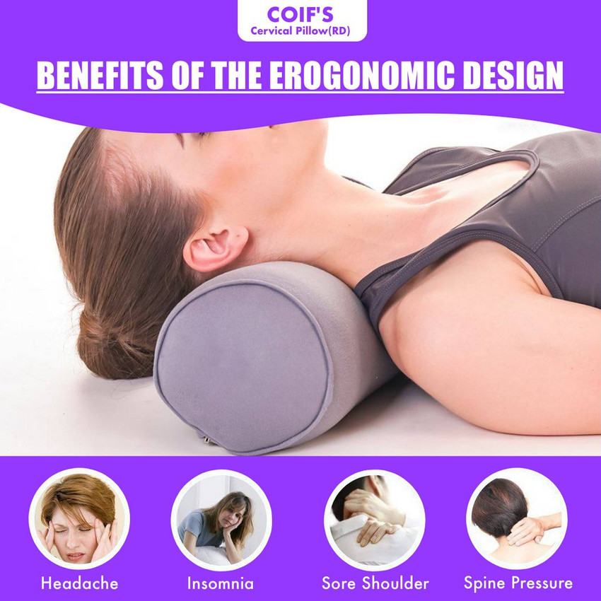 FoxGlow Cervical Pillow Ideal for Cervical spondylosis Neck Pain Reduction Cervical Pillow Buy FoxGlow Cervical Pillow Ideal for Cervical spondylosis Neck Pain Reduction Cervical Pillow Online at Be...