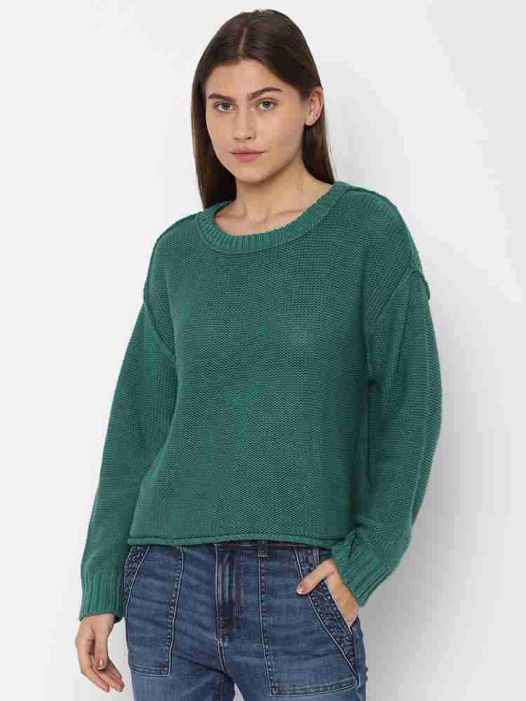 American eagle green sweater best sale