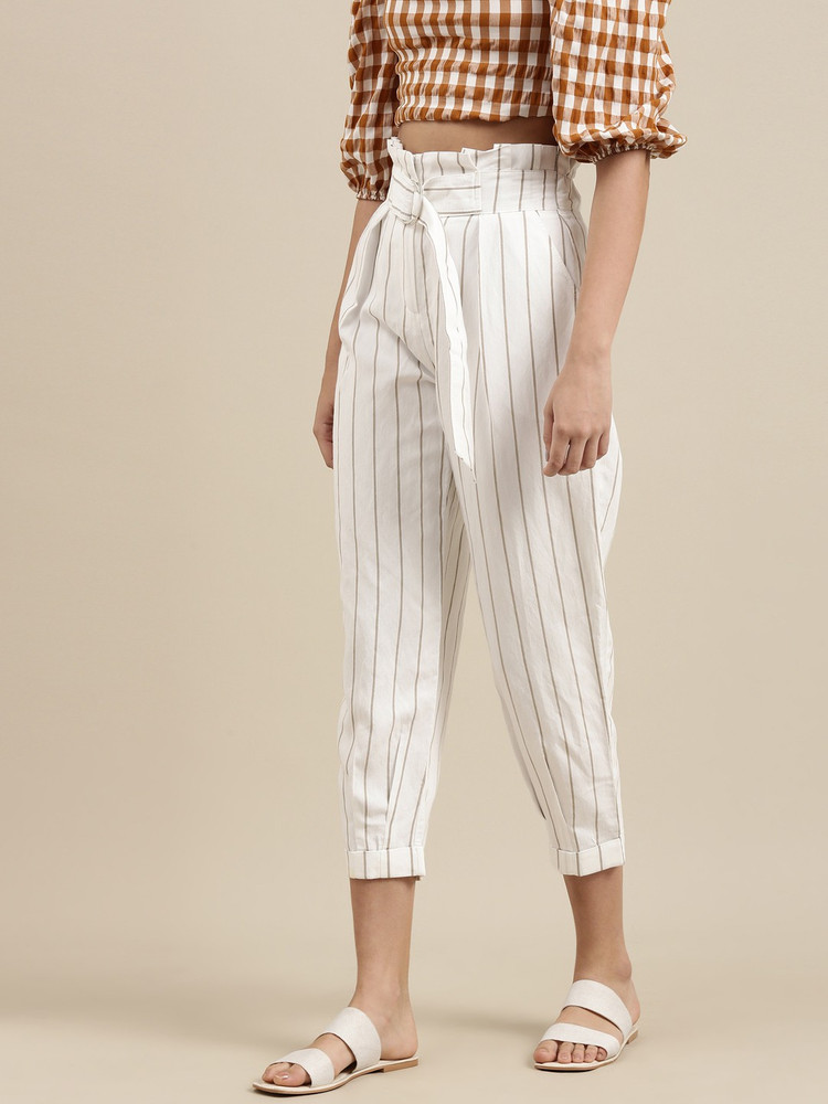 Bershka online paperbag trousers