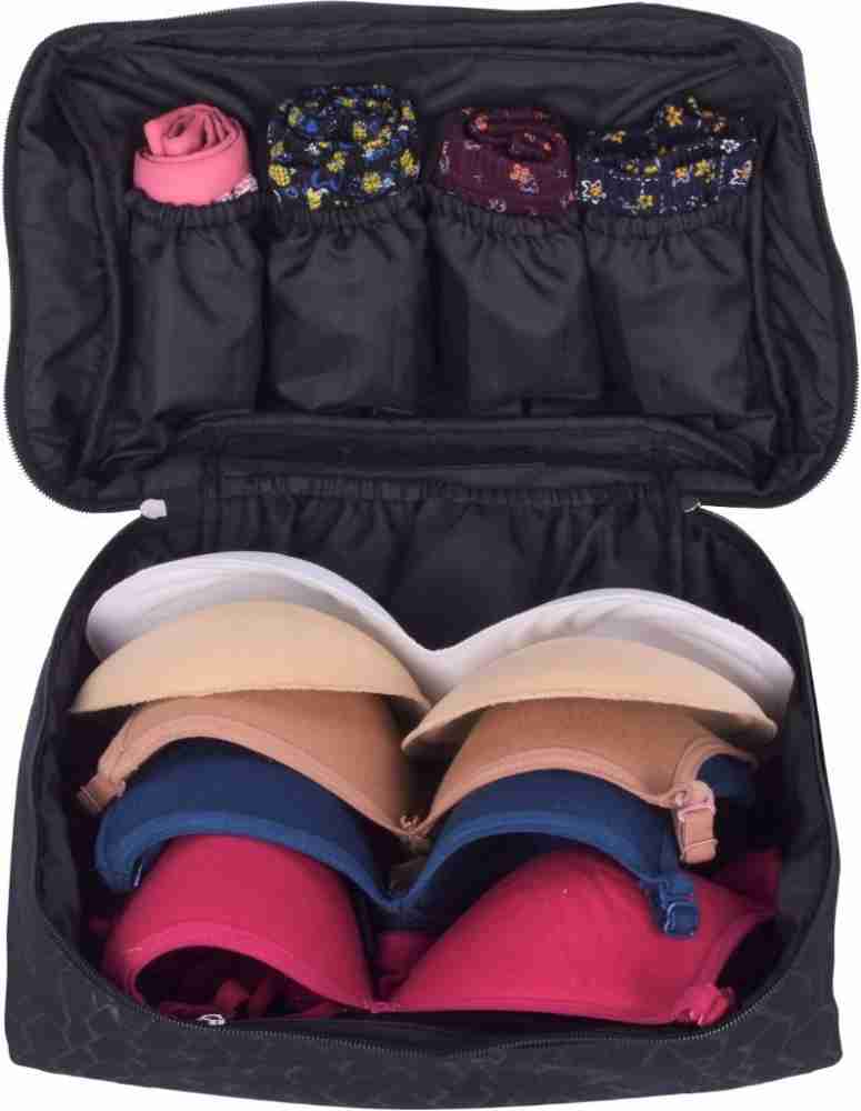 7pcs Bag Set Lemon Print Travel Storage Bag Clothes Storage Bag