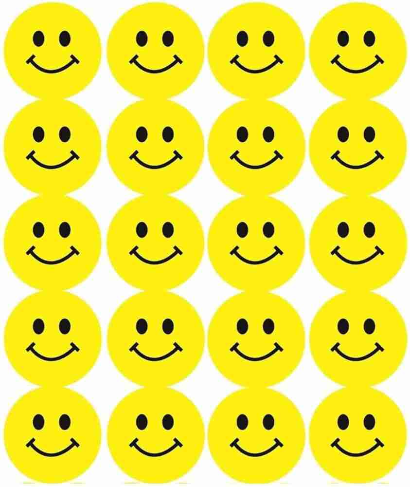 imtion Emoji ( Smile Stickers 350 pcs ) Smiley face self-Adhesive