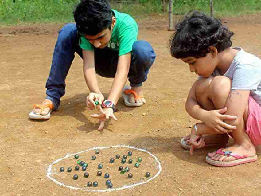 Round outlet marble game