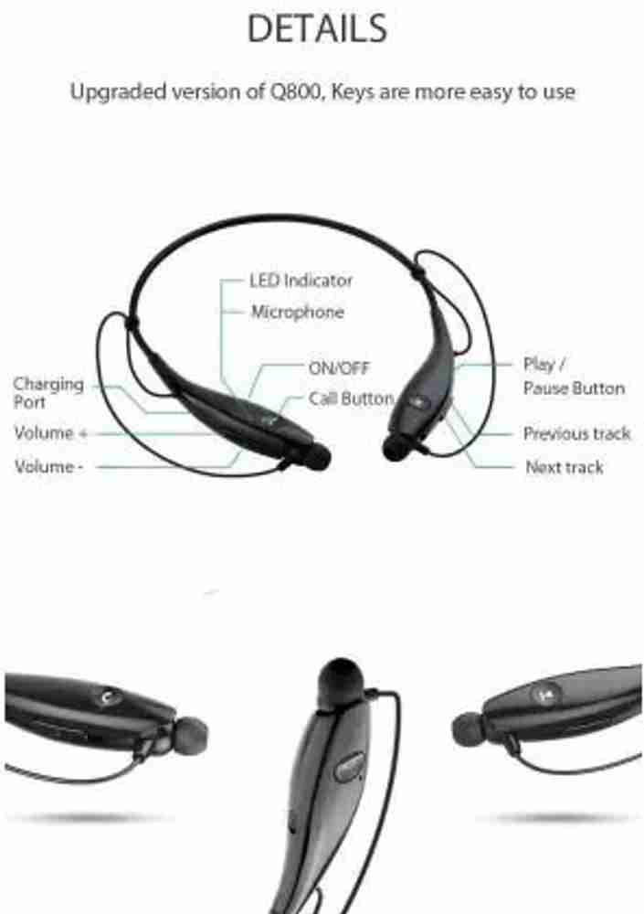 Dilurban New Dynamic audio Wireless neck band design hbs 730 Bluetooth Bluetooth Headset Price in India Buy Dilurban New Dynamic audio Wireless neck band design hbs 730 Bluetooth Bluetooth Headset Onl...