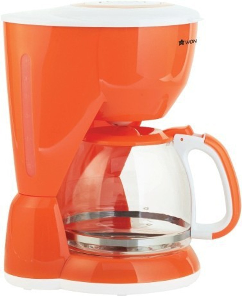 WONDERCHEF Regalia 1.4 Litre Coffee Maker Orange 10 cups Coffee