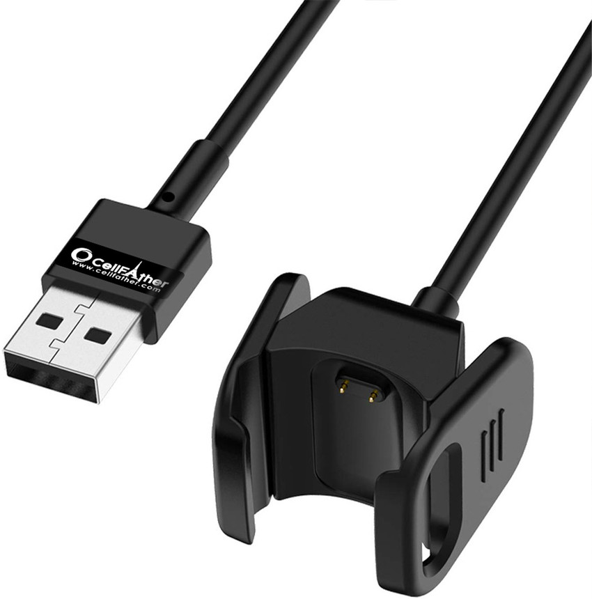 CellFAther Magnetic Charging Cable 1 m Charger Compatible with Fitbit Charge 4 Charge 3 SE Replacement Charging Dock Cable Cord Charger Cradle Dock Adapter for Charge 4 Smartband Not for Others CellFA...