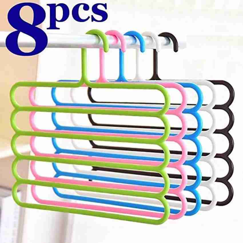 Plastic Hangers 100 Pack - White Plastic Hangers - Space Saving Clothes  Hangers for Shirts, Pants & for Everyday Use - AliExpress