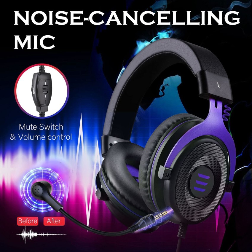 EKSA E900 Purple Wired Gaming Headset Price in India Buy EKSA