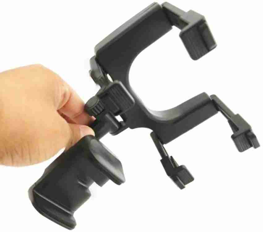 Car phone holder with swivel clip