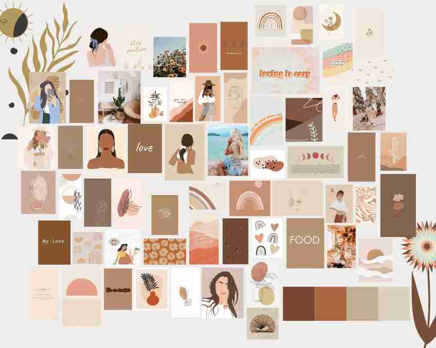 Desert Dreamer Boho Aesthetic Wall Collage Kit, Teen Bedroom