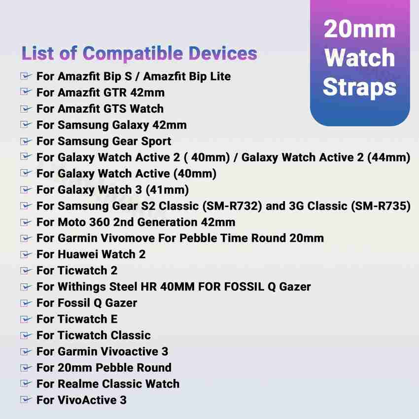 V TAN Nylon Sport Loop Smart Wrist Bands Strap for Samsung Galaxy
