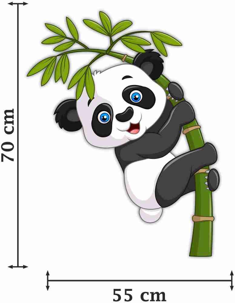 CVANU 70 cm Enjoy Baby Panda Hang Up Bamboo Wall Sticker-CV05 Self Adhesive  Sticker Price in India - Buy CVANU 70 cm Enjoy Baby Panda Hang Up Bamboo Wall  Sticker-CV05 Self Adhesive