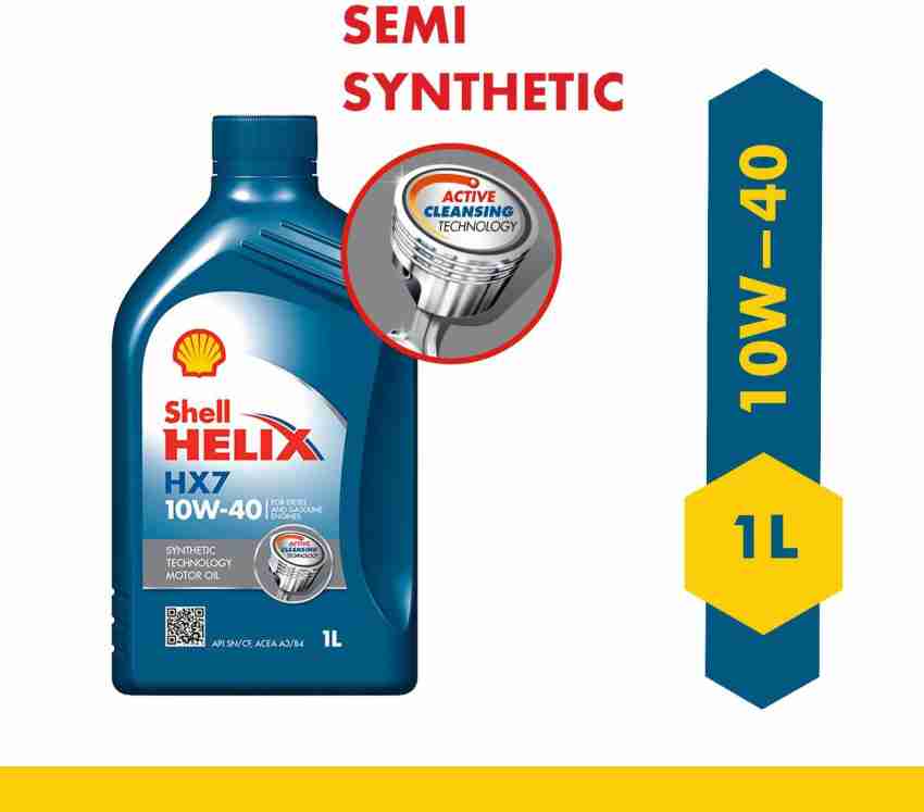 Shell Helix HX7 10W-40 Diesel Engine Oil, Packaging Size: