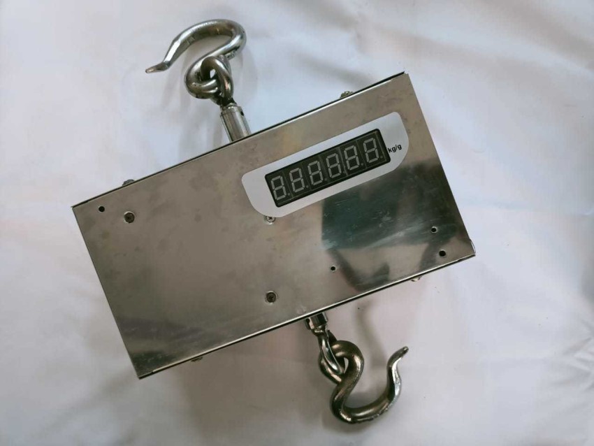 Technoweigh India Stainless Steel Manual Hanging Weight Scale, Capacity  Tons: 5000kg, Size: 2x0.5 Feet (hxw) at Rs 18000 in Yamuna Nagar