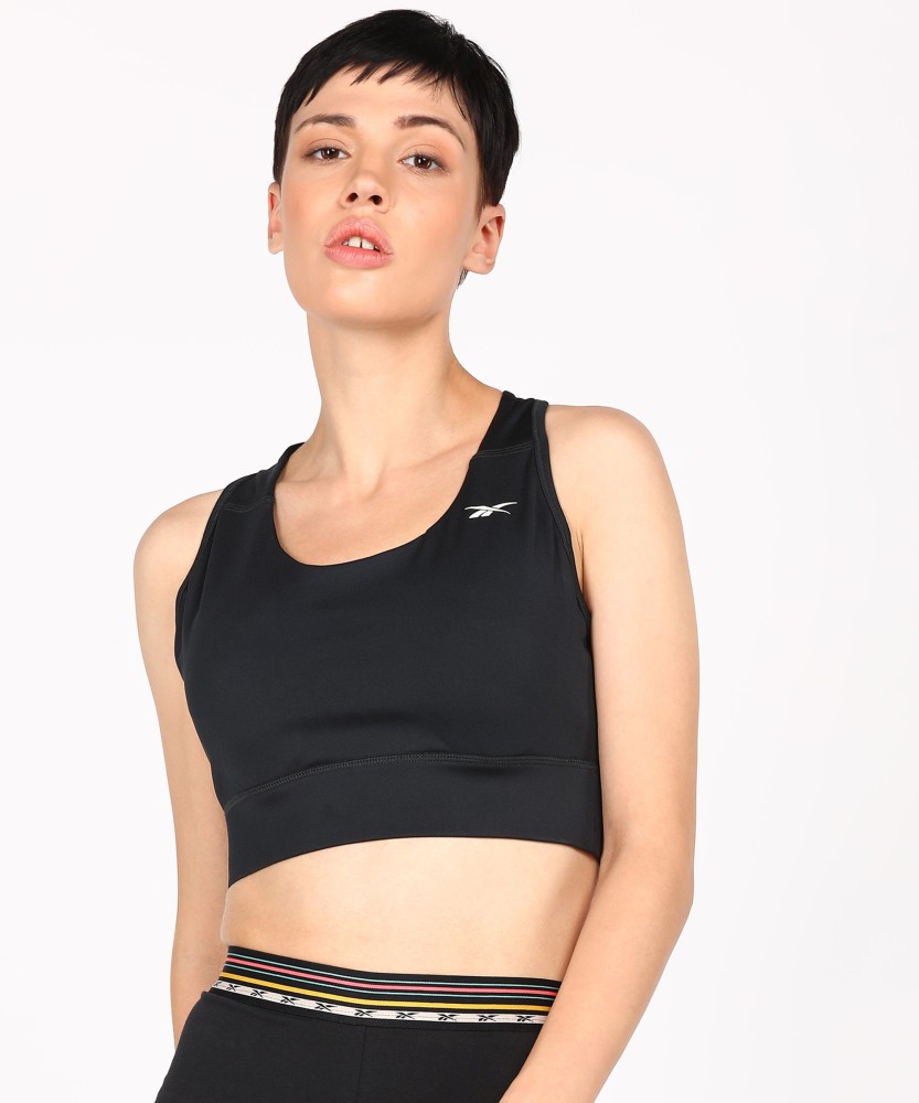 Buy Adidas women lightly padded sport bra light grey Online