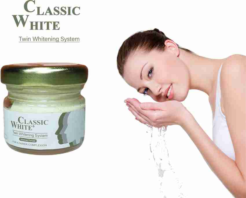 Classic White twin whitening system face cream Price in India