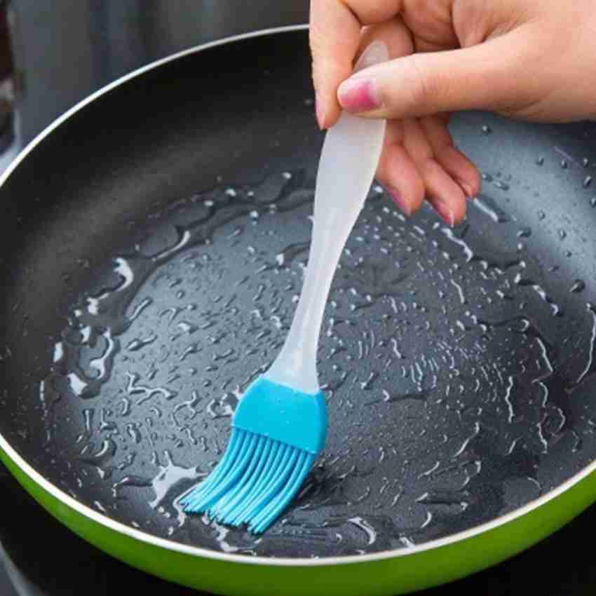 Brush spatula set Silicone Heat-Resistant Non-Sticky Spatula and Oil Brush  Reusable Kitchen Set