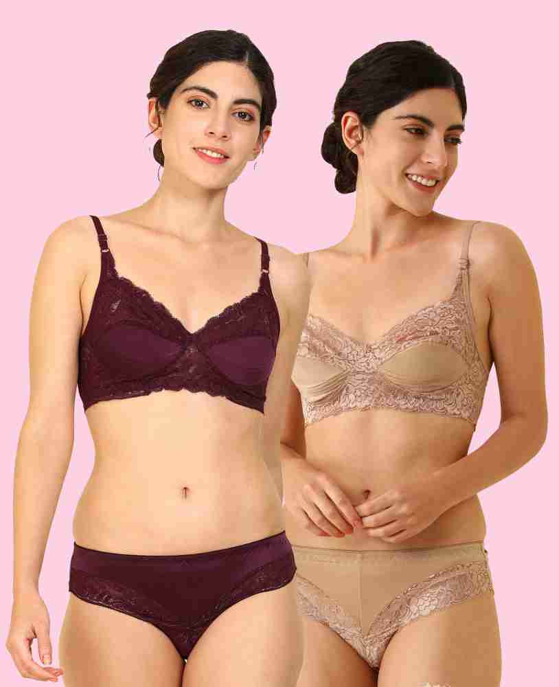 LX PRODUCTS Women's Cotton Bra Panty Set for Women