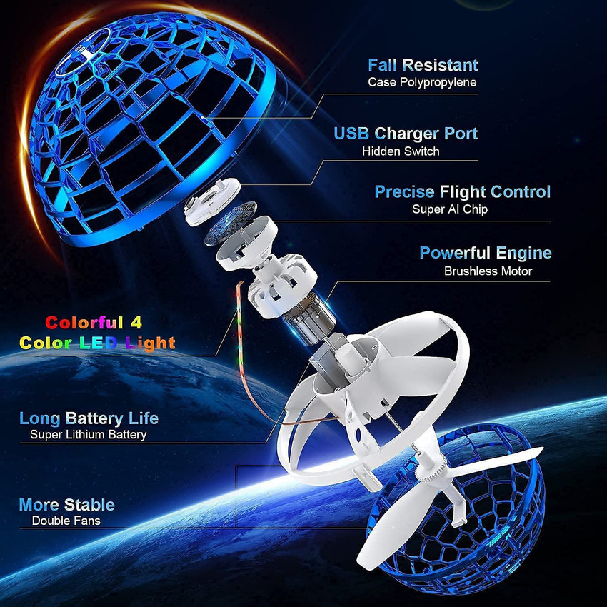 Ball top shaped drone