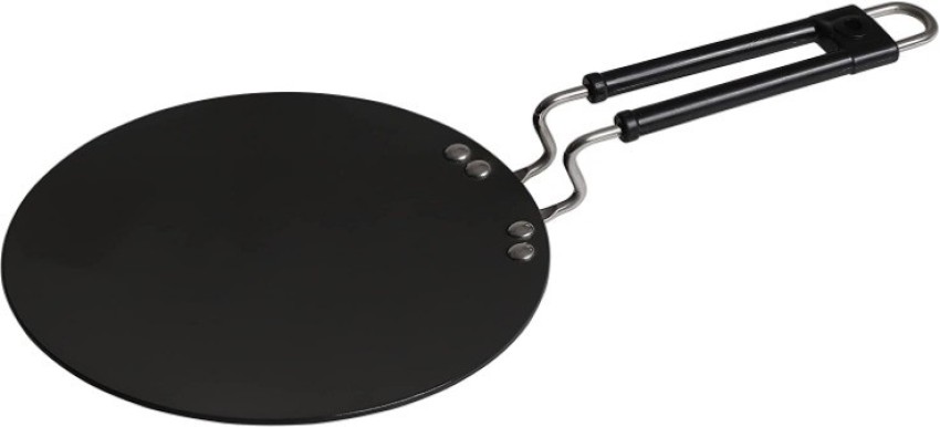 Iron Dosa Tawa, Pizza Pan, Roti Tawa with Ladle, 28cm