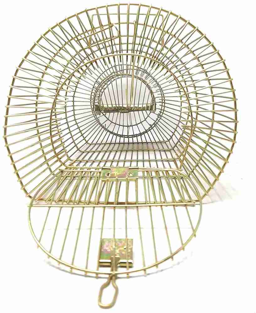 Iron Rat Trap Cage (Jaali Pinjra) Medium Size Golden