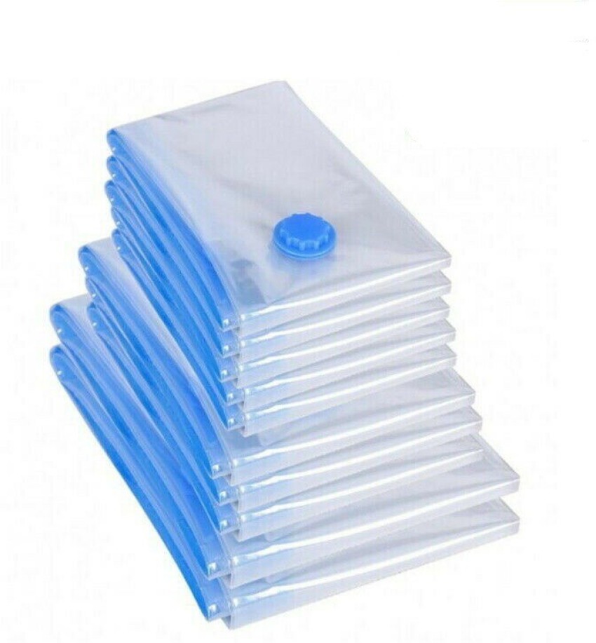 Buy Wolblix Vacuum Storage Sealer Bags (6 Jumbo/6 Large/6 Medium/6 Small)  for Clothes, Dress, Winter Coats, Blankets, Pillows Comforters for Travel  Space Saver Seal Compression Bags Hand Pump Included. Online at Best