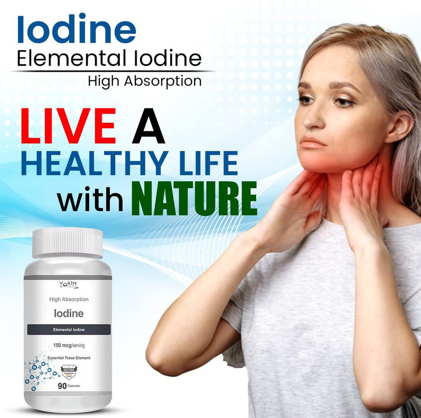 Vokin Biotech Iodine Supplement to Support Thyroid Maintain