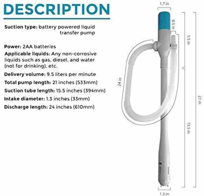 Battery operated turbo cheap pump