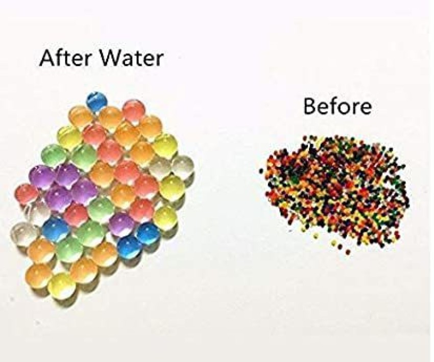 imtion 2 in 1 ( 4000 Pcs Water Ball + 10 Pcs Water Growing Animal ) Magic  Cristal Decorate Ball Flower Port Decorative Water Jelly for ,Decoration Water  Beads Ball Water Ball