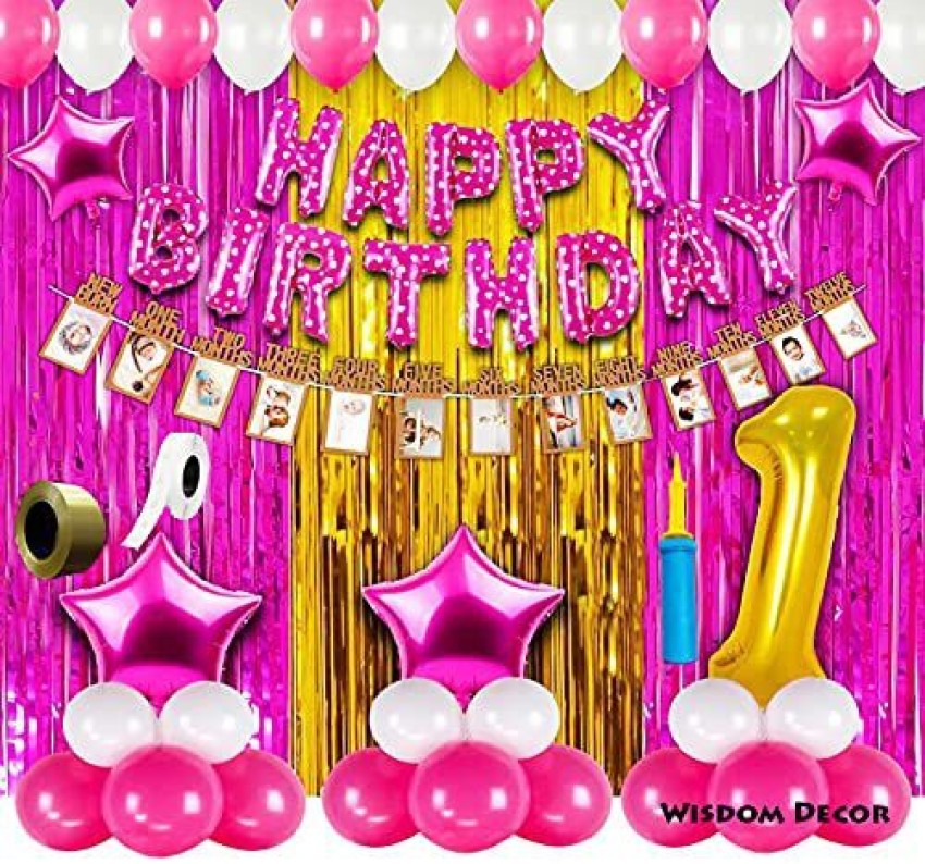 First Birthday Decorations At Home | Book the Best Birthday Party  Organizers in Delhi-NCR