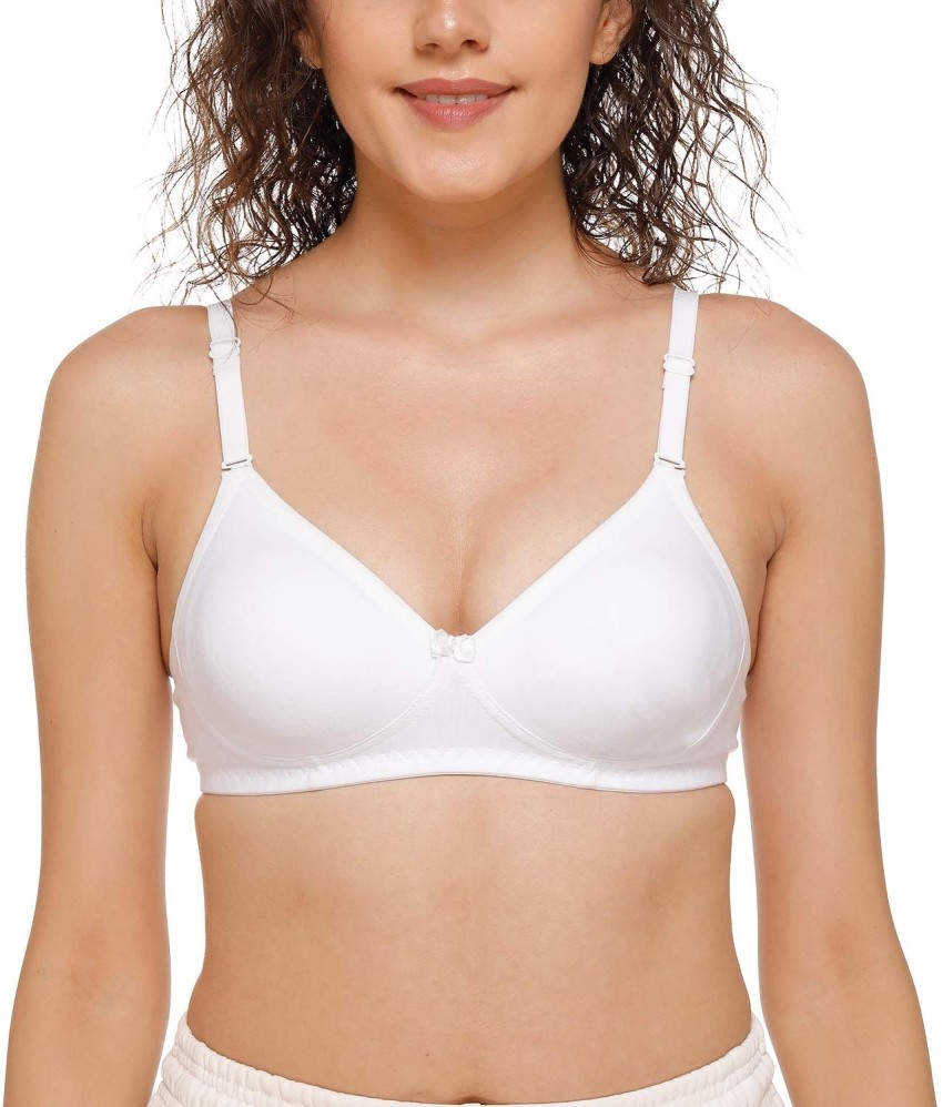 RamuStor Full Coverage Seamless Padded Cotton Bra, Non Wired