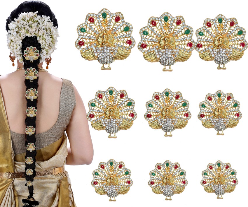 Chandrama hair pin - Celebrate Dashain with Costume Jewelry - Foomantra