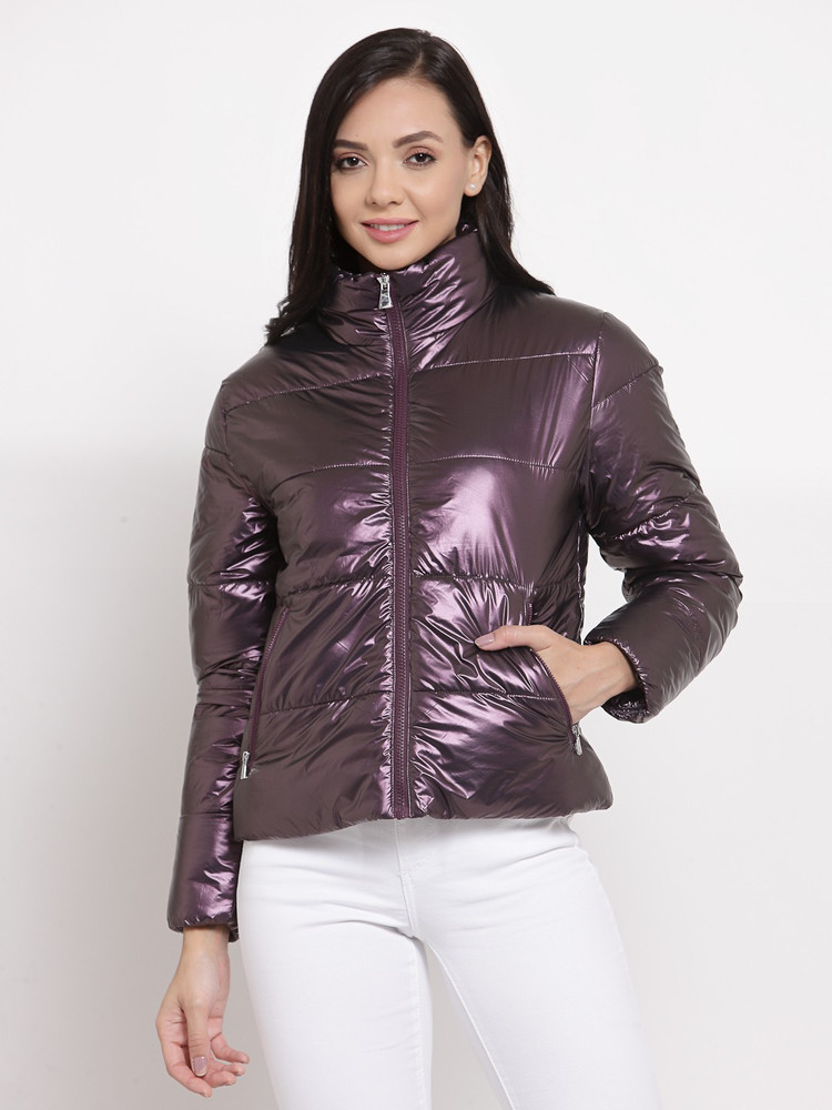 Red metallic jacket store