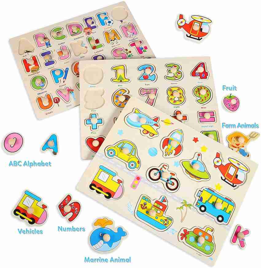 Knob puzzles hot sale for toddlers