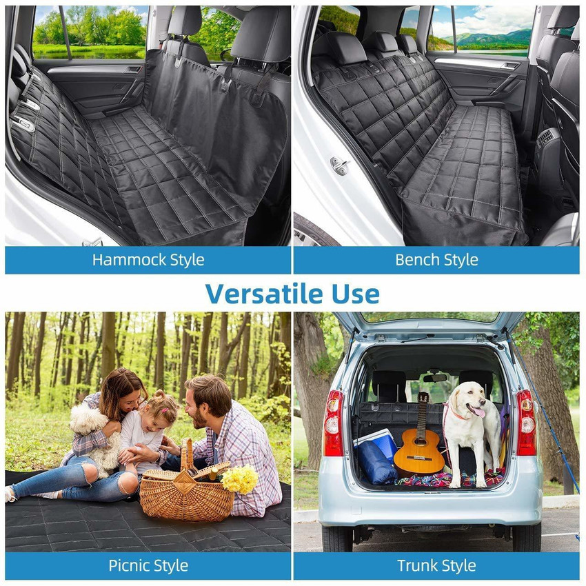 Ashok enterprises Dog Polyester Seat Cover Anti Scratch Back Seat