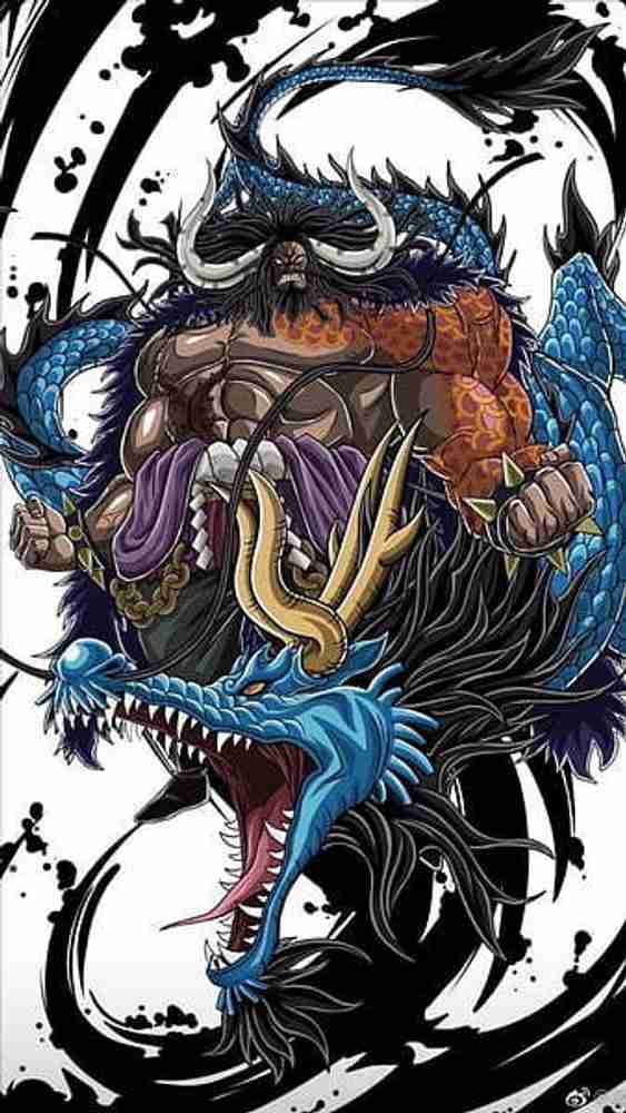 Finally I Found You Kaido Funny One Piece x Dragon Ball Poster Canvas -  Binteez