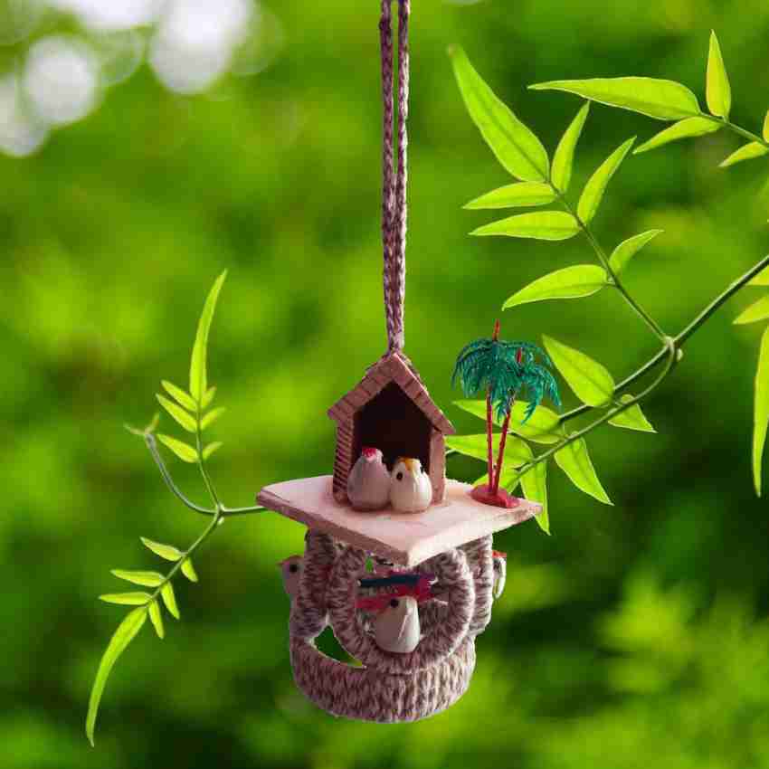 shinde exports Decorative Artificial Birds Nest Hanging Made of