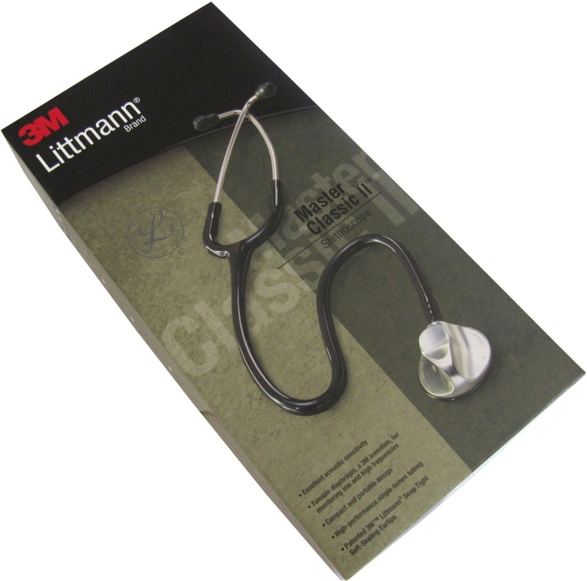 3M Littmann Classic III 27 Monitoring Stethoscope - Black Edition