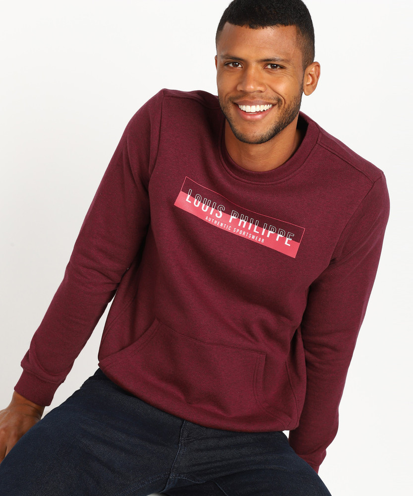 Louis Philippe Sport Full Sleeve Printed Men Sweatshirt - Buy Louis Philippe  Sport Full Sleeve Printed Men Sweatshirt Online at Best Prices in India |  Flipkart.com
