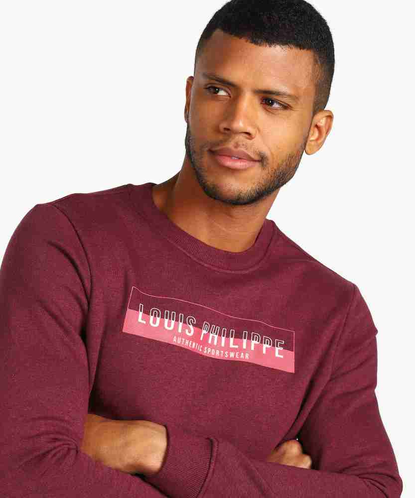 Louis Philippe Sport Full Sleeve Printed Men Sweatshirt Buy